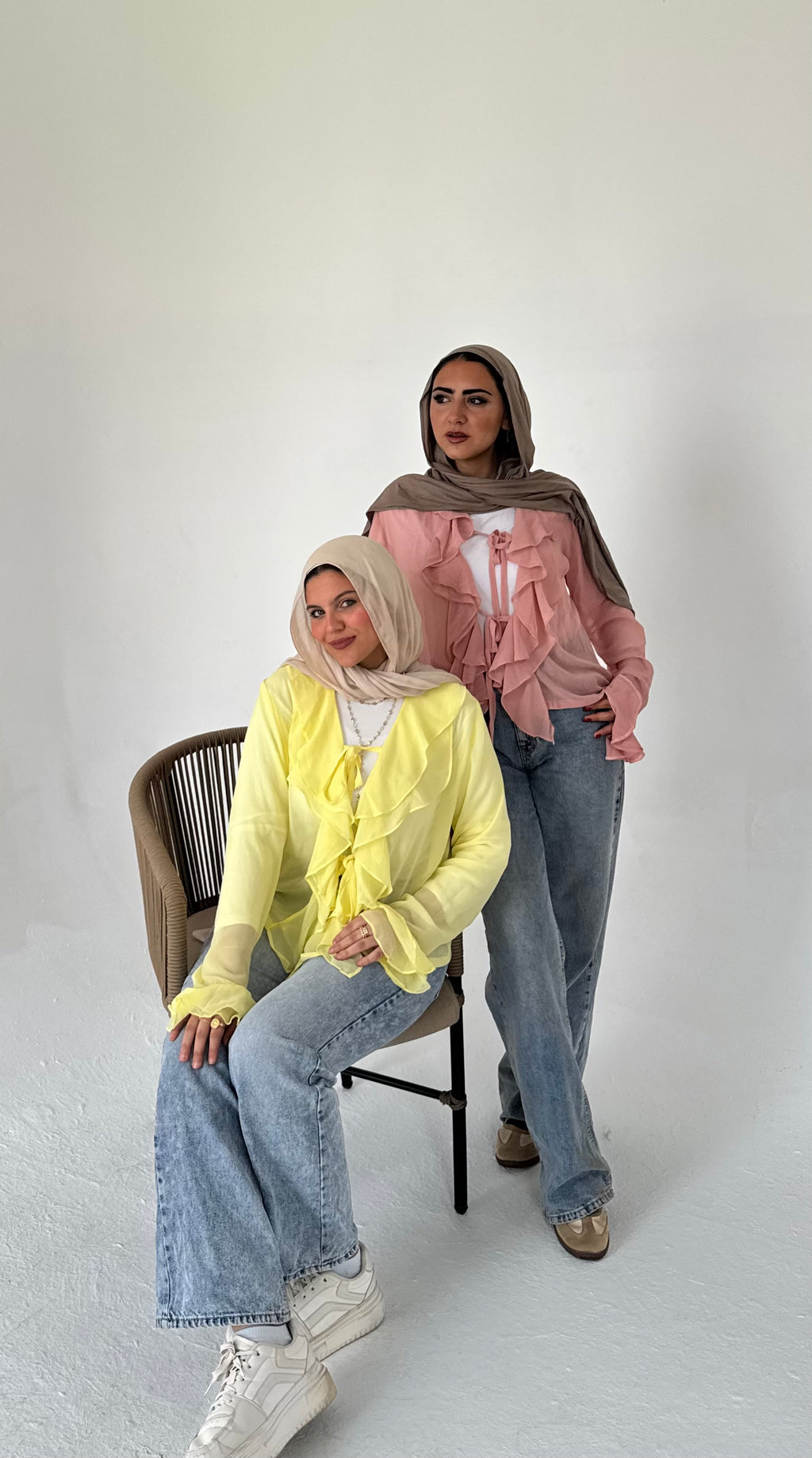 Ruffle Chiffon Blouse