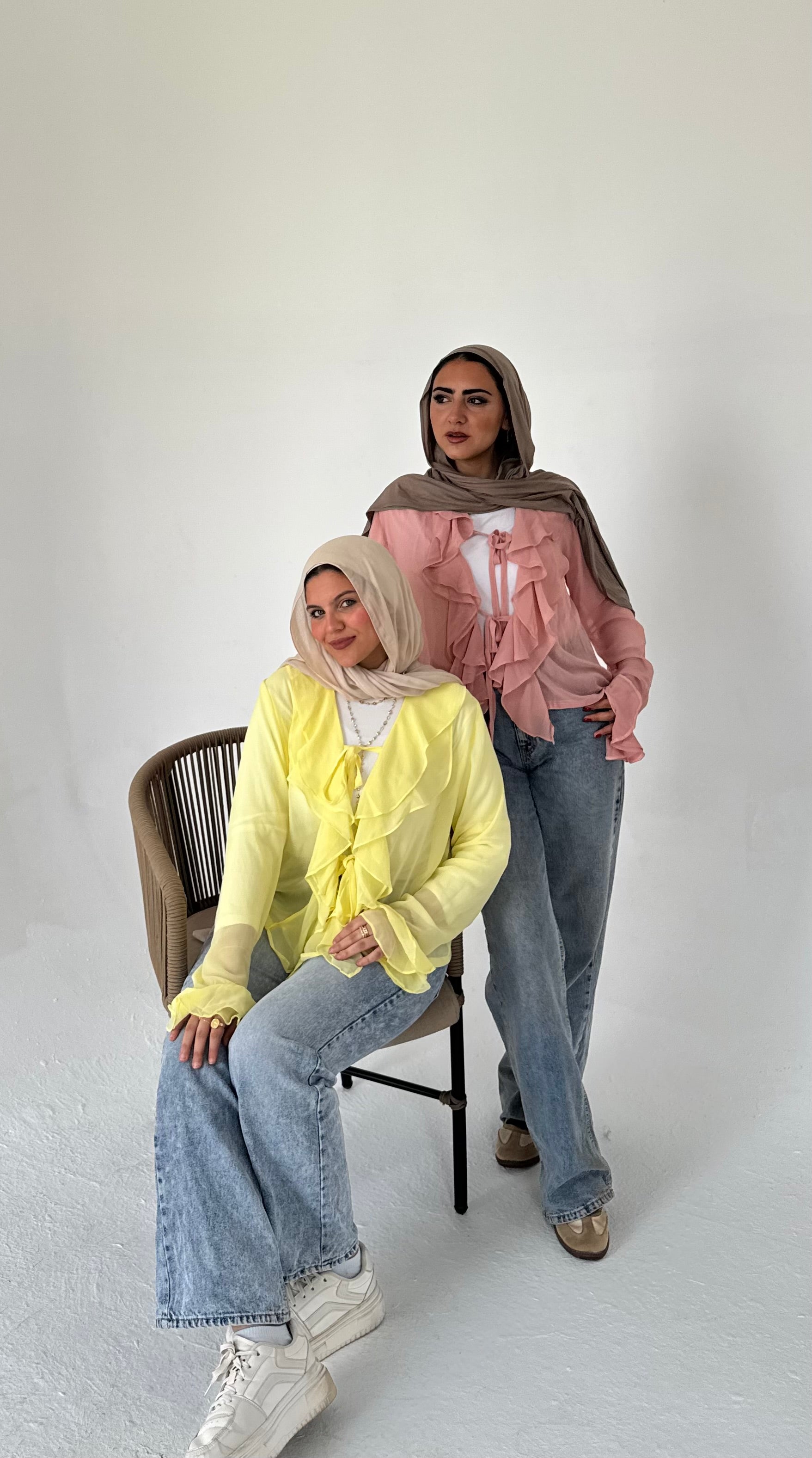 Ruffle Chiffon Blouse