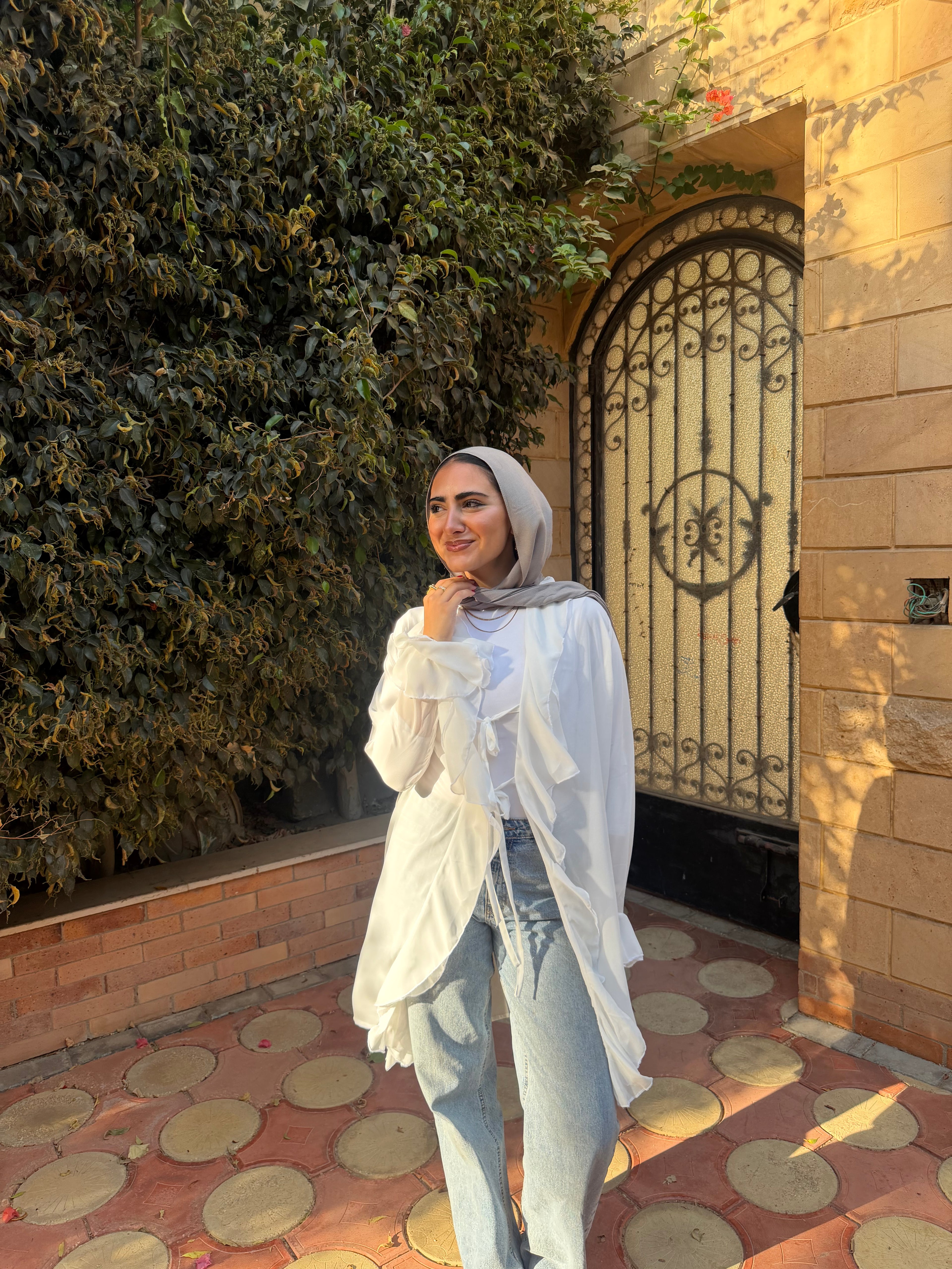Long Ruffle Chiffon