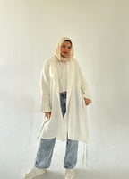 Linen long shirt