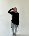 Wrinkle top - Black