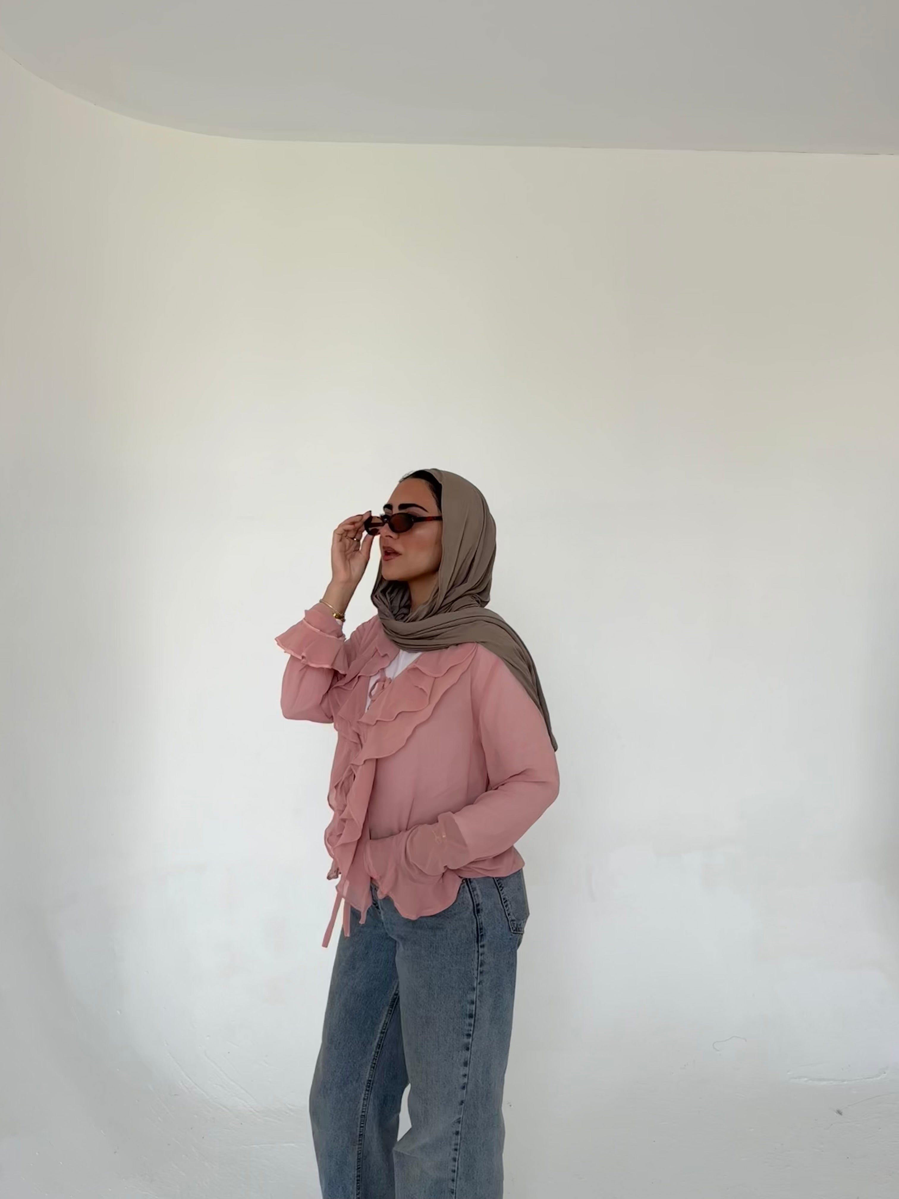 Ruffle Chiffon Blouse